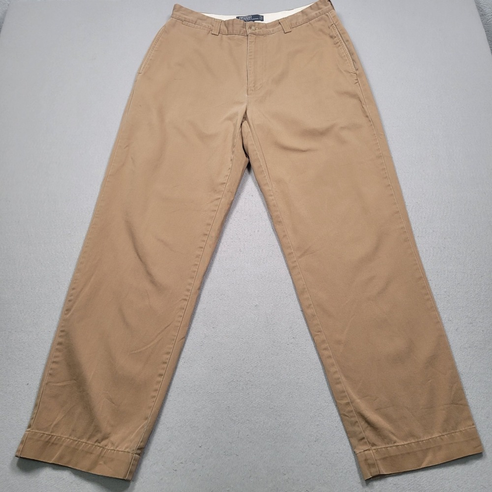 Polo Ralph Lauren Philip Pant Mens 32x30 Khaki Tan Classic Chino Cotton